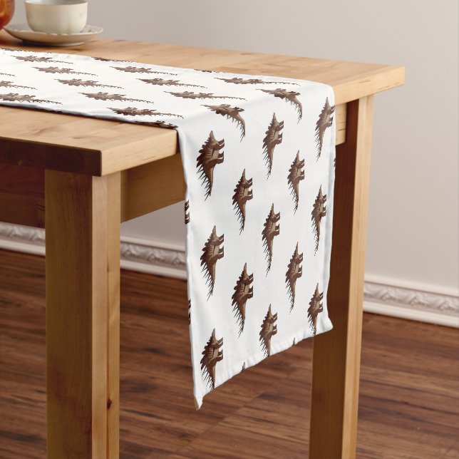 Chemin De Table Court Illustration de Kentrosaurus (In Situ)