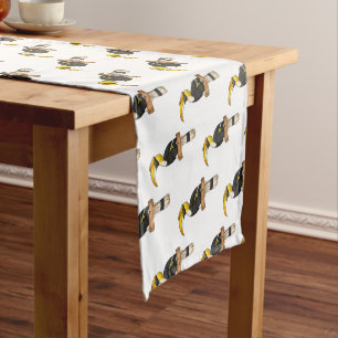 Chemin De Table Court Illustration d'oiseau de grande corneille