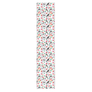 Chemin De Table Court illustration tropicale d'oiseau mignon de toucan