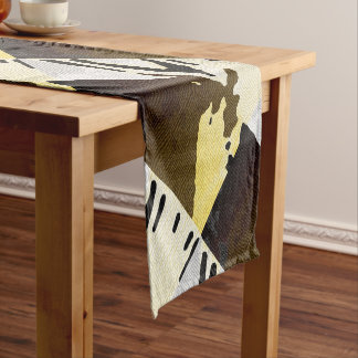 Chemin De Table Court Impression urbaine de boue africaine
