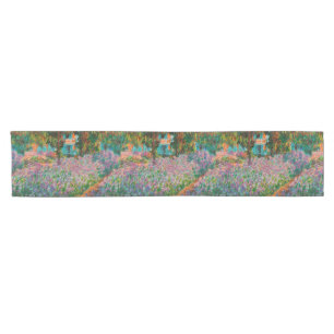 Chemin De Table Court Iris Jardin Monet Giverny fleurs