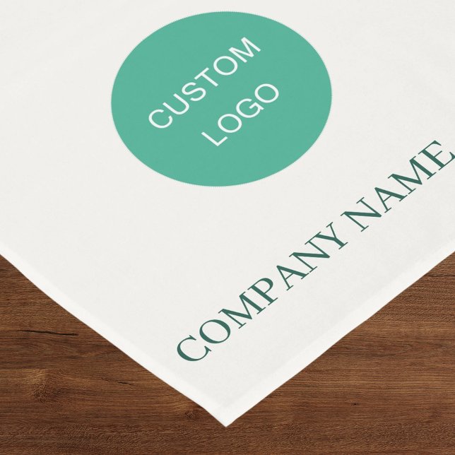 Chemin De Table Court Ivory emerald green salon business logo (Créateur téléchargé)