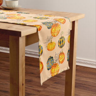 Chemin De Table Court Jack-o'-lantern Halloween