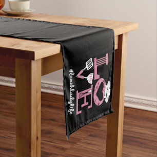 Chemin De Table Court J'aime la vie de dame de cantine Cadeaux amusants 