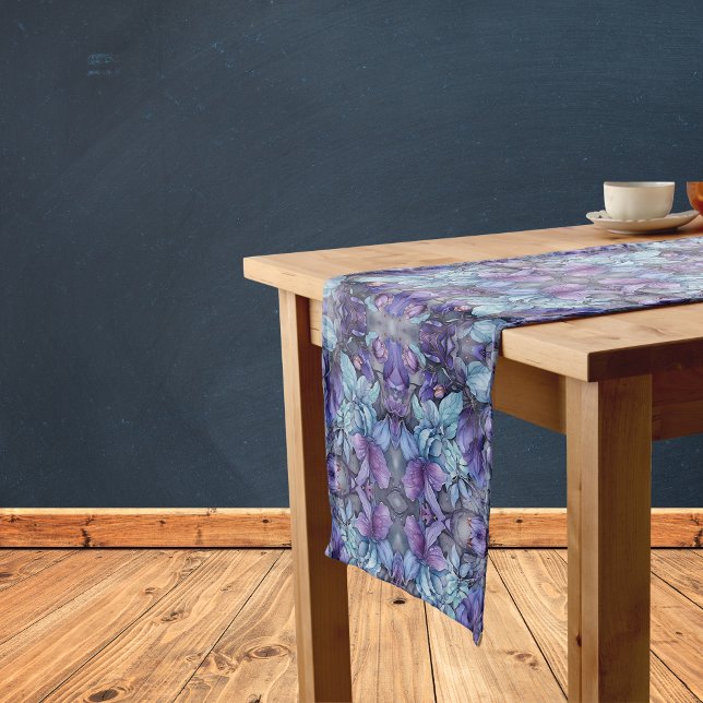 Chemin De Table Court Jardin de Periwinkle (Créateur téléchargé)