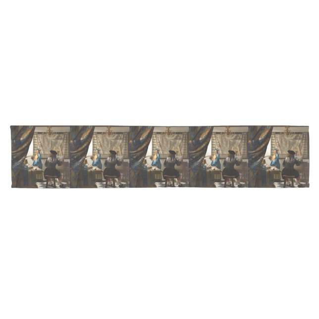 Chemin De Table Court Johannes Vermeer - L'Allégorie de la Peinture (Horizontal)