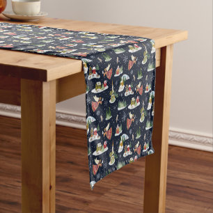 Chemin De Table Court Joli ange paix sur terre Noël