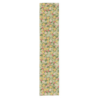 Chemin De Table Court Joli pays Vintage Floral Girly Rose Motif