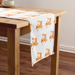 Chemin De Table Court Joli triton orangé joyeux