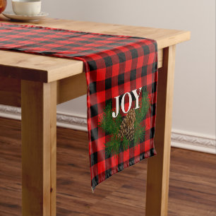 Chemin De Table Court Jolie Charme Joyeux Joyeux Joyeux Cabine Décor