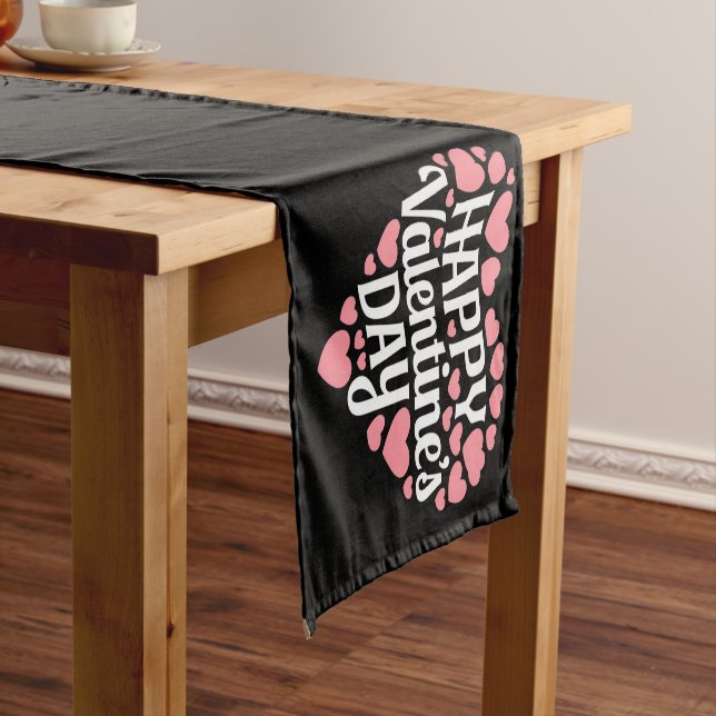 Chemin De Table Court Joyeuse Saint Valentin drôle Cœur Amour Valentin  (In Situ)