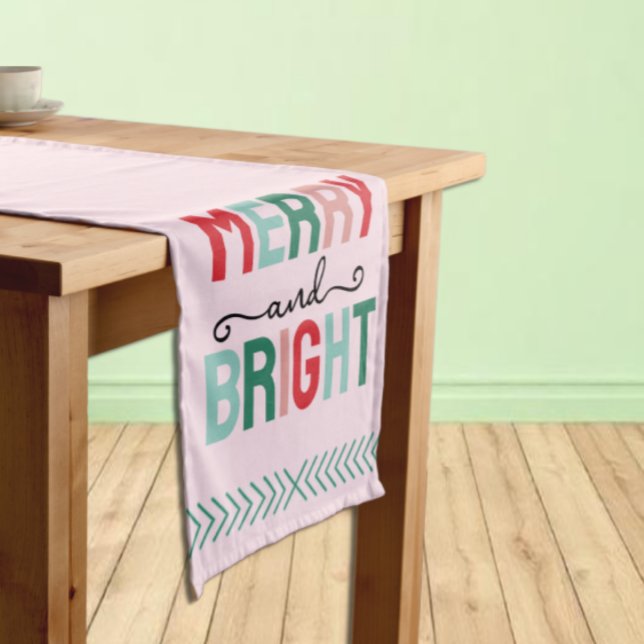 Chemin De Table Court Joyeux Noël (Créateur téléchargé)