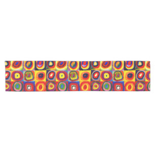 Chemin De Table Court Kandinsky Farbstudie Quadrates Cercles Art