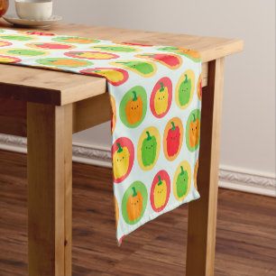 Chemin De Table Court Kawaii Bell Peppers