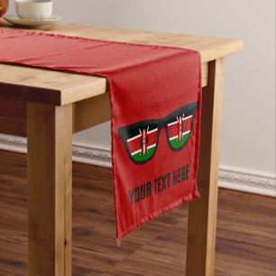 Chemin De Table Court Kenyan Shades coureurs de table personnalisés