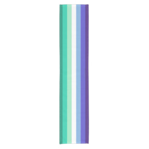 Chemin De Table Court La palette de drapeau des hommes gays trans-inclus