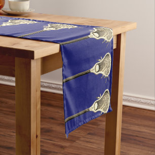 Chemin De Table Court Lacrosse Sports Event Short Table Runner