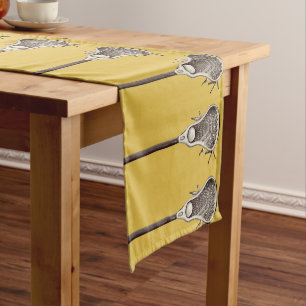 Chemin De Table Court Lacrosse Sports Event Short Table Runner