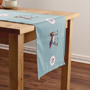 Chemin De Table Court Lamassu & Drapeau