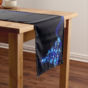 Chemin De Table Court l'arbre de Noël stylisé et lumineux de SlipperyJoe