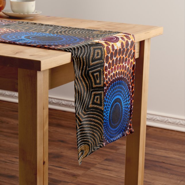 Chemin De Table Court "L'élégance inspirée par Kente" : (In Situ)