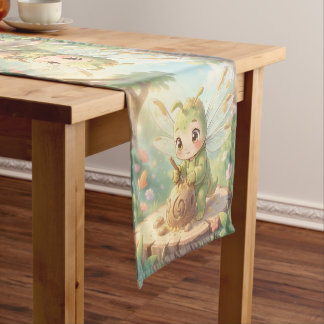 Chemin De Table Court Libellule – Nectar d'étoile de la nuit silencieuse