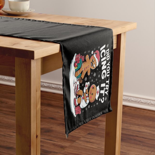 Chemin De Table Court L'Infirmière De Noël As-Tu Essayé De Le Faire Glac (In Situ)