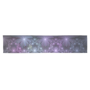 Chemin De Table Court Lit de fleurs tendance brillant art fractal abstra