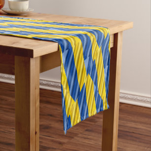 Chemin De Table Court L'Ukraine bleue et jaune inspire la paix ni la gue