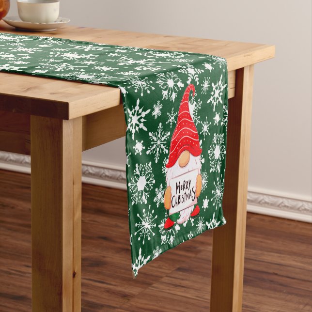 Chemin De Table Court Lutin de Noël  (In Situ)