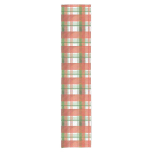 Chemin De Table Court Madras Plaid Noël