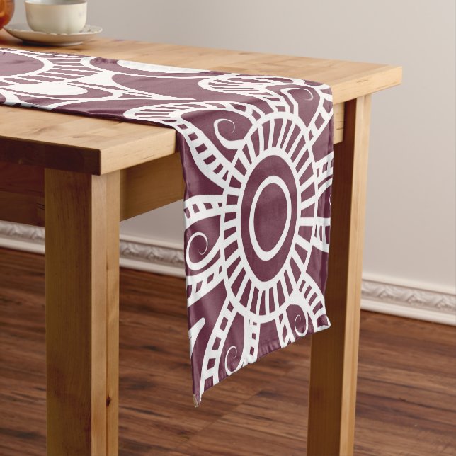 Chemin De Table Court Mandala 44 de luxe (In Situ)