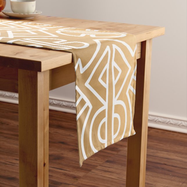 Chemin De Table Court Mandala Luxe 33 (In Situ)