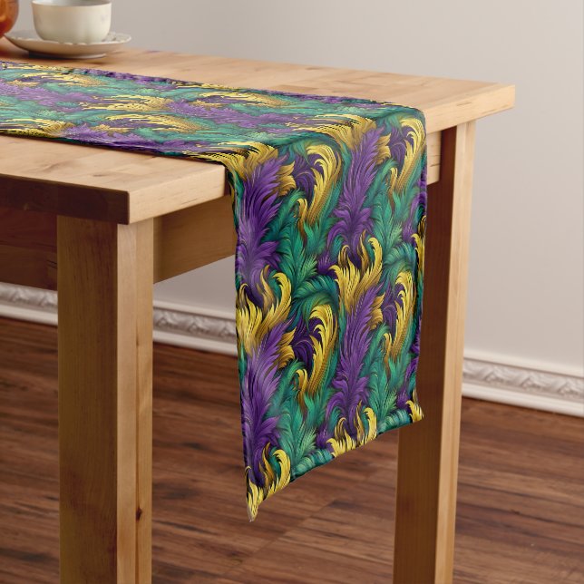 Chemin De Table Court Mardi Gras Print (In Situ)