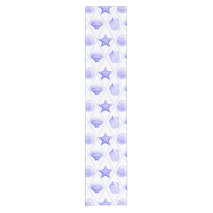 Chemin De Table Court Marines Bleus Costumes côtiers Starfish