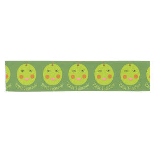 Chemin De Table Court Meilleur enseignant Joyeux Apple Table Runner