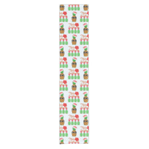 Chemin De Table Court Mele Kalikimaka Hawaiian Pineappy Joyeux Noël