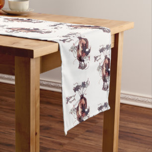 CHEMIN DE TABLE COURT MERCI MICE STEAL TURKEY