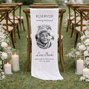 Chemin De Table Court Mère de la mariée en souvenir de mariage aimant