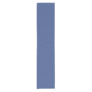 Chemin De Table Court Modelez avec le pois blanc 2