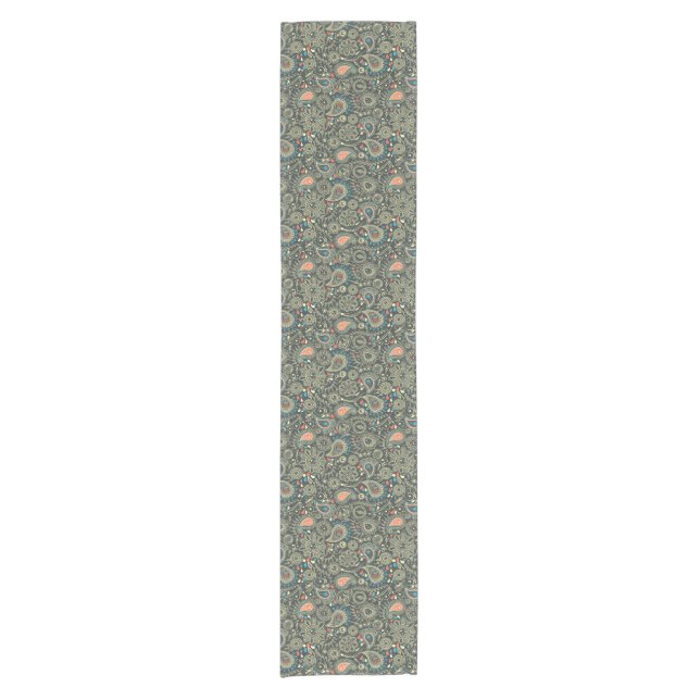 Chemin De Table Court Motif 3 de Paisley (Devant)