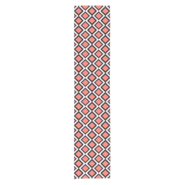 Chemin De Table Court Motif Aztec (Devant)