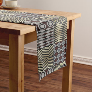 Chemin De Table Court Motif d'abrégé sur Africain