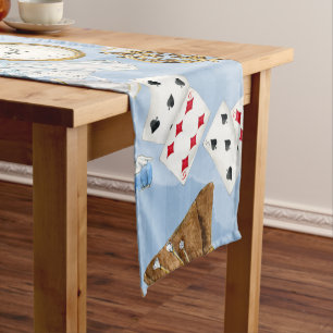 Chemin De Table Court Motif d'Alice du pays des merveilles
