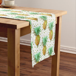 Chemin De Table Court Motif d'ananas tropical