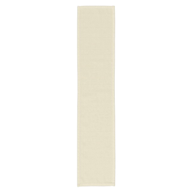 Chemin De Table Court Motif de Chevron (Devant)