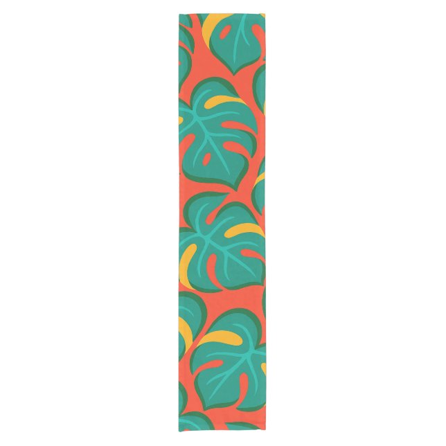 Chemin De Table Court Motif de Fiesta Tropicale (Devant)