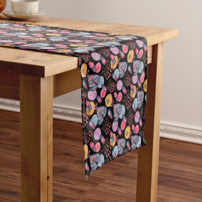 Chemin De Table Court Motif de la tente Boho (In Situ)