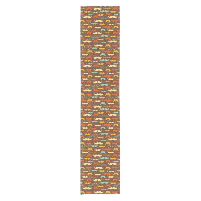 Chemin De Table Court Motif de moustache (Devant)