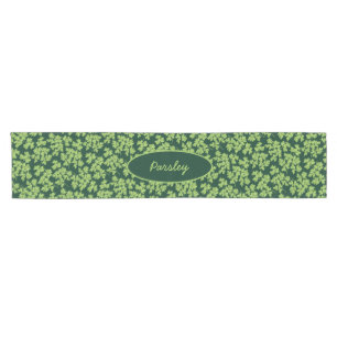 Chemin De Table Court Motif de persil